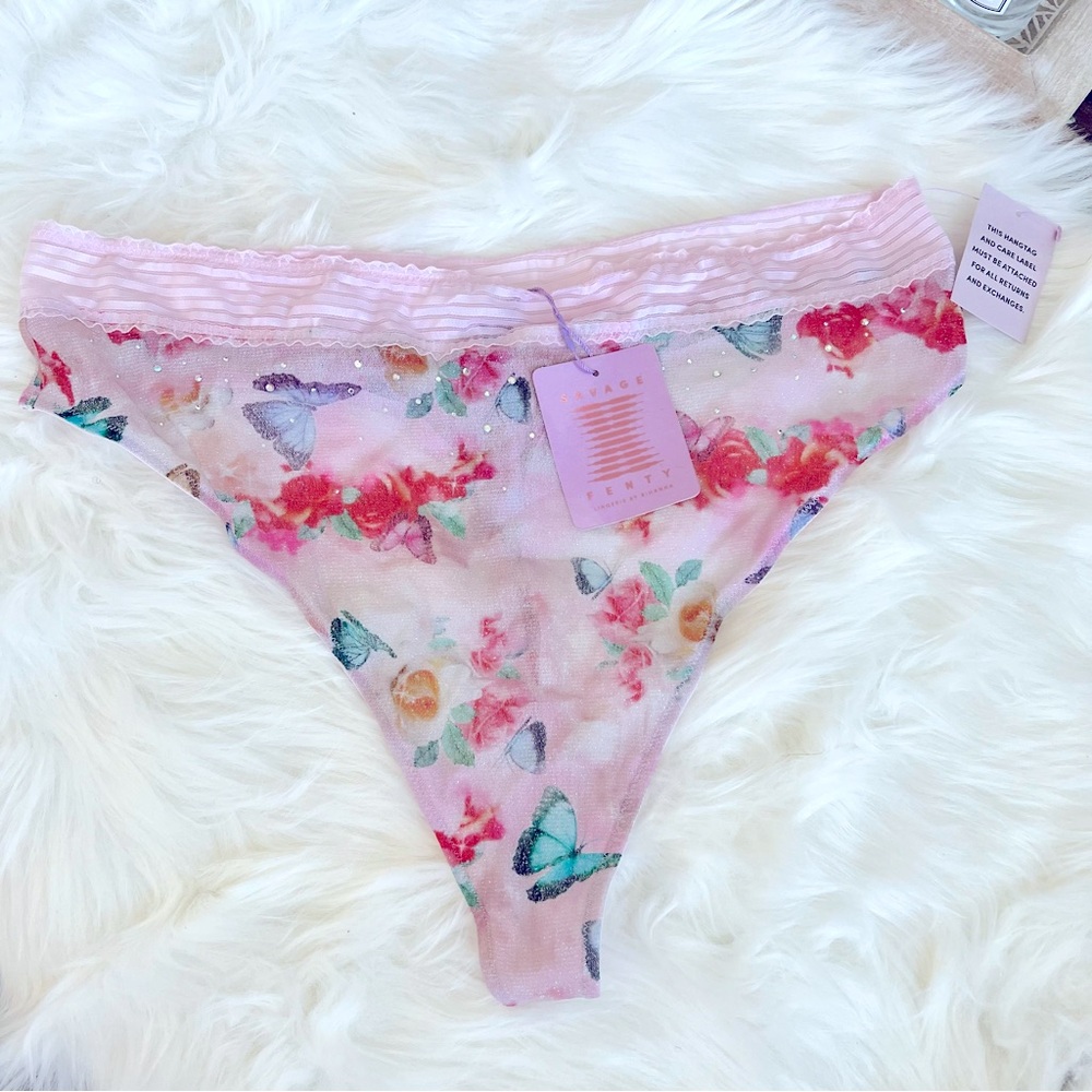 SAVAGE X FENTY Garden Thong~ NWT